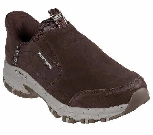Slipins Hillcrest 8211 Cedar Root Brown Men SKECHERS SlipOn