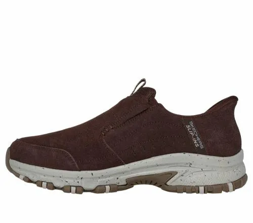 Slipins Hillcrest 8211 Cedar Root Brown Men SKECHERS SlipOn