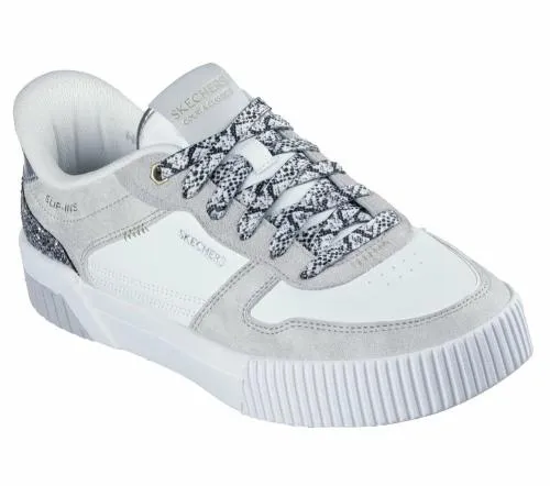 Slipins Jade 8211 Radiant Roar White Silver Women SKECHERS SlipOn