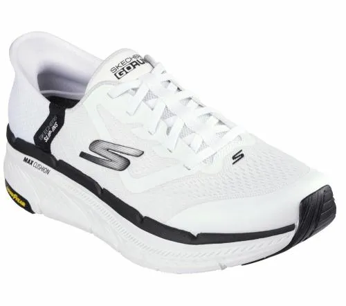 Slipins Max Cushioning Premier 20 White Black Men SKECHERS SlipOn