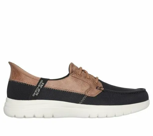 Slipins OntheGO Flex 8211 Palmilla Black White Women SKECHERS SlipOn