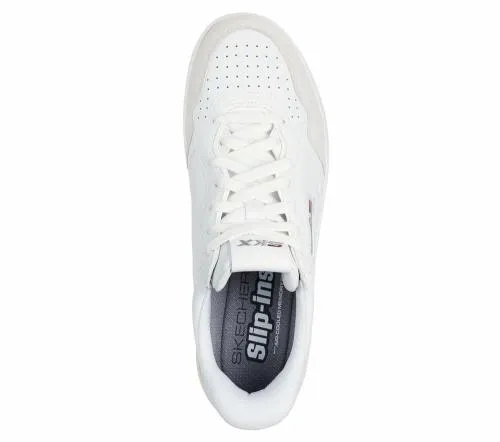Slipins Sport Court 20 8211 Konor White Men SKECHERS SlipOn