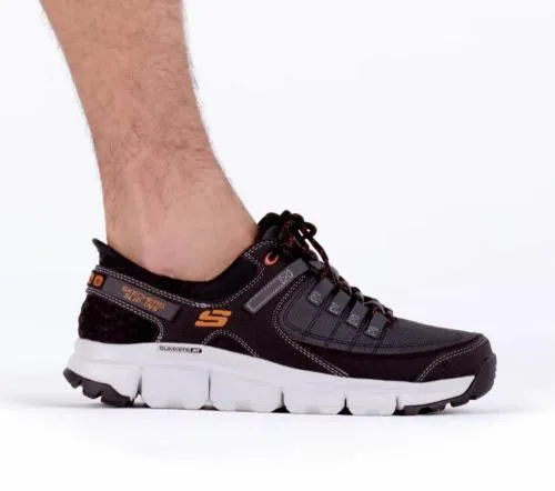 Slipins Summits AT Gray Orange Men SKECHERS SlipOn