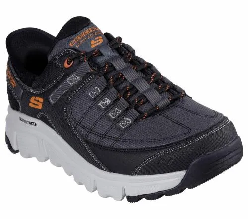 Slipins Summits AT Gray Orange Men SKECHERS SlipOn