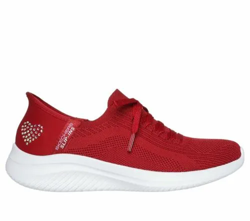 Slipins Ultra Flex 30 8211 Heart Me Red Women SKECHERS SlipOn