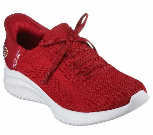 Slipins Ultra Flex 30 8211 Heart Me Red Women SKECHERS SlipOn