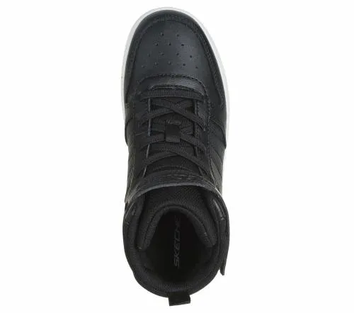 Smooth Street 8211 Vorrez Black White Kids SKECHERS Kids UK Sizes 9525