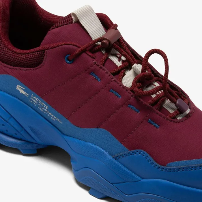 Sneakers Men Lacoste Men039s LGuard Breaker CT Textile Outdoor Sneakers Burgblu Aic