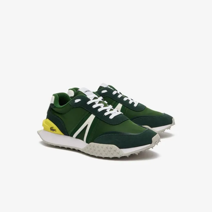 Sneakers Men Lacoste Men039s LSpin Deluxe Sneakers Dk Grnylw Ab3