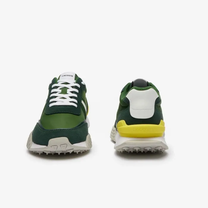 Sneakers Men Lacoste Men039s LSpin Deluxe Sneakers Dk Grnylw Ab3