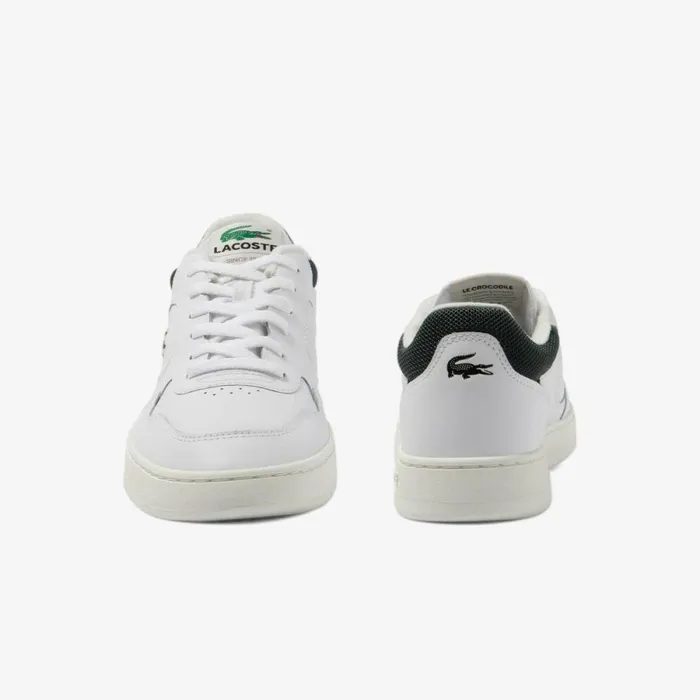 Sneakers Men Lacoste Men039s Lineset Leather Sneakers Whitedark Green 1r5