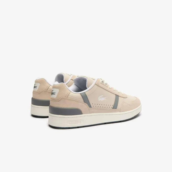 Sneakers Men Lacoste Men039s TClip Tonal Leather Sneakers Off Whtgry 2b7