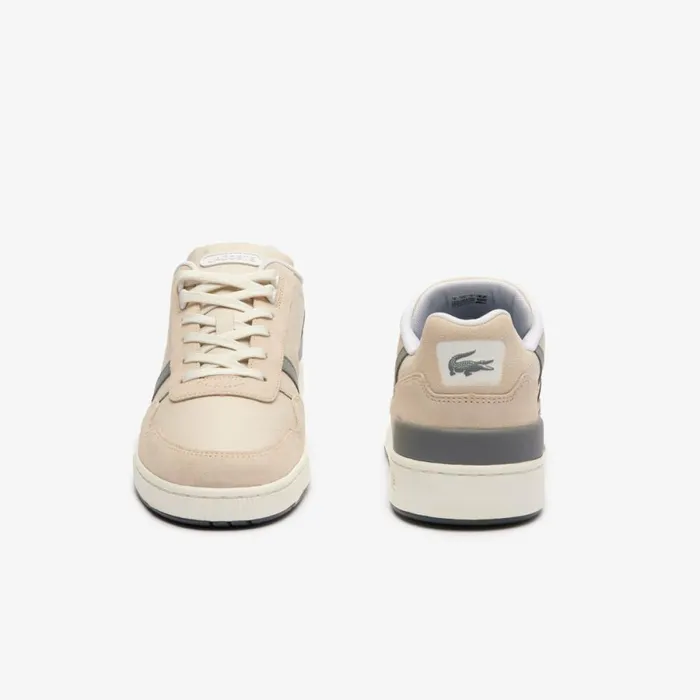Sneakers Men Lacoste Men039s TClip Tonal Leather Sneakers Off Whtgry 2b7