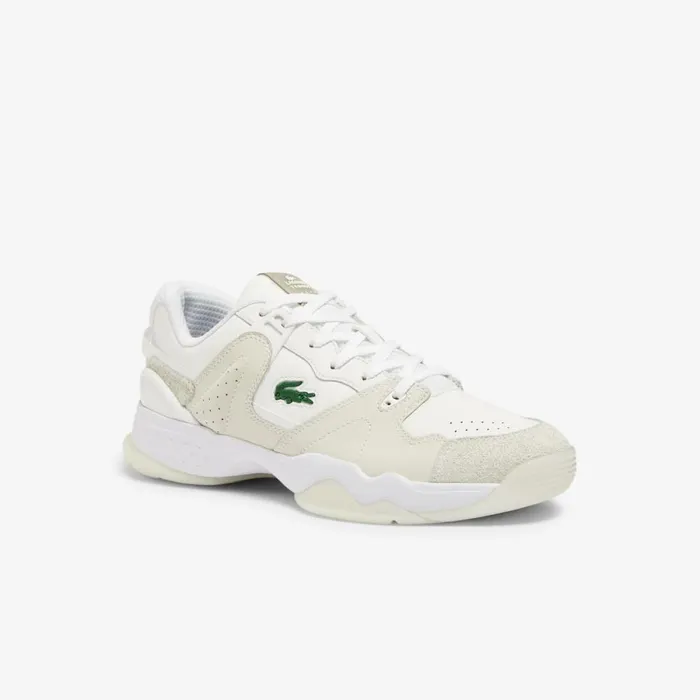 Sneakers Men Lacoste Men039s TPoint Leather And Suede Sneakers Whtoff Wht 65t Sneakers Men Lacoste Men039s TPoint Leather And Suede Sneakers Whtoff Wht 65t