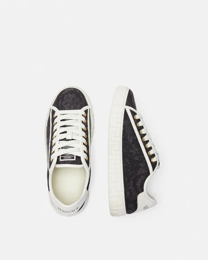Sneakers Women Versace Barocco Greca Sneakers Blackprint
