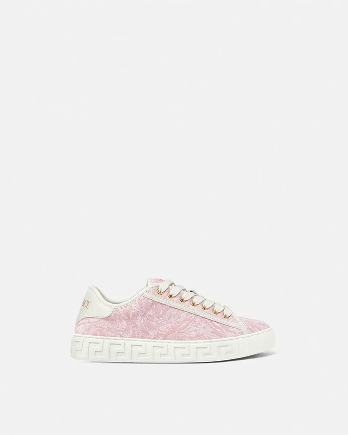 Sneakers Women Versace Barocco Greca Sneakers Pinkprint