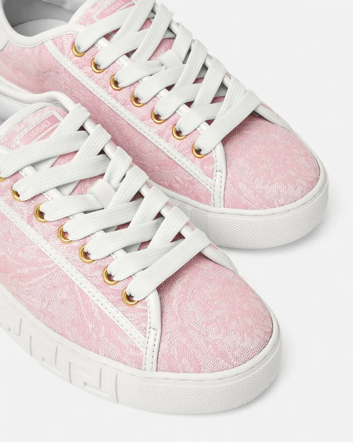 Sneakers Women Versace Barocco Greca Sneakers Pinkprint