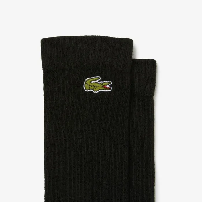 Socks Men Lacoste Men039s Sport HighCut Socks 3Pack Black 8vm