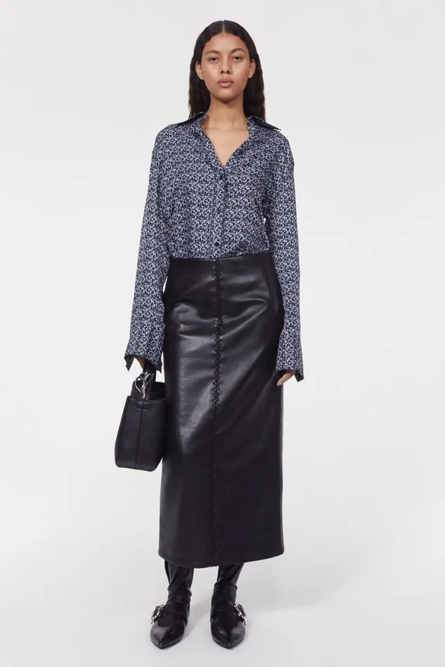 Sofia Brush Shirt Ink Pen Women Rodebjer Shirts and Blouses