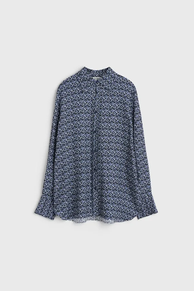 Sofia Brush Shirt Ink Pen Women Rodebjer Shirts and Blouses