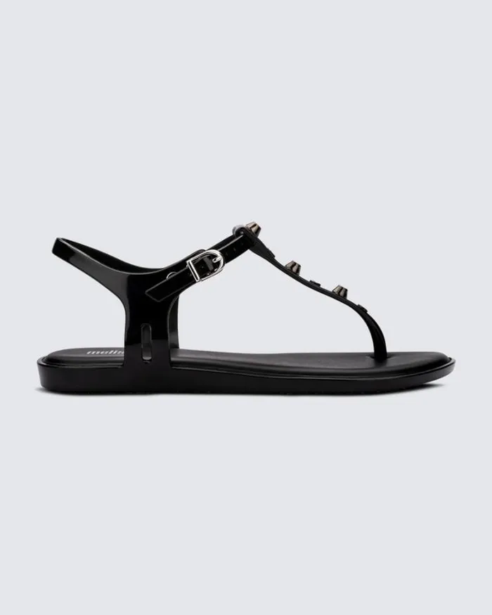 Solar Studs Black Women Melissa Sandals