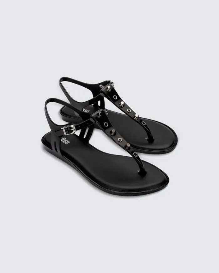 Solar Studs Black Women Melissa Sandals