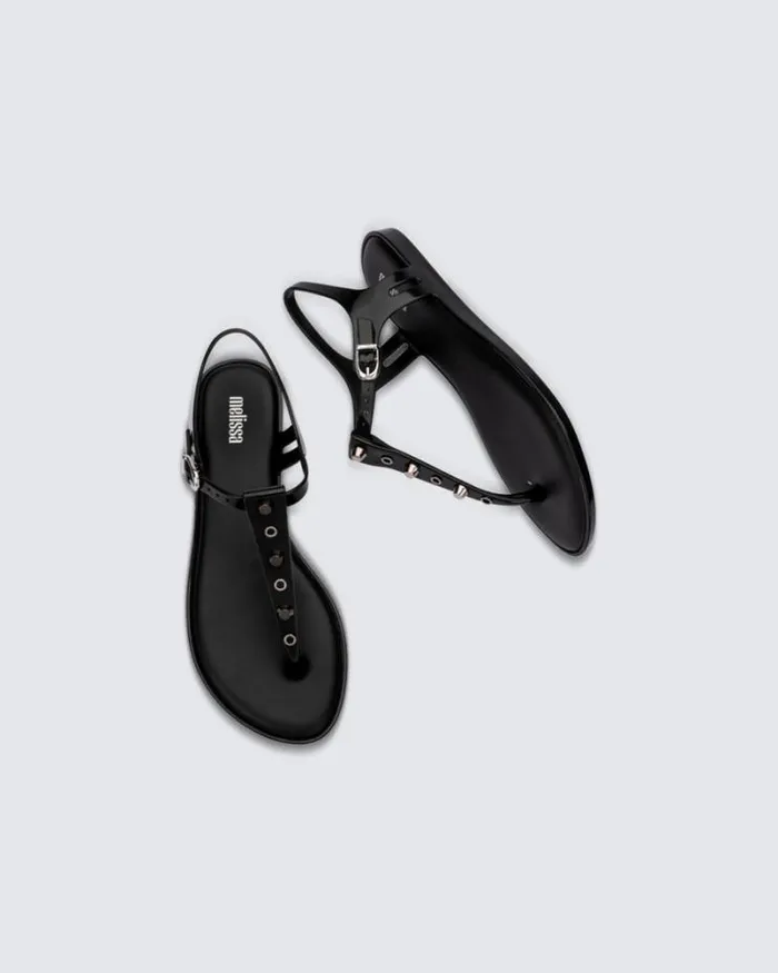 Solar Studs Black Women Melissa Sandals