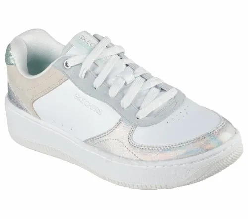 Sport Court 20 8211 Pretty Factor White Multi Women SKECHERS Lace Up