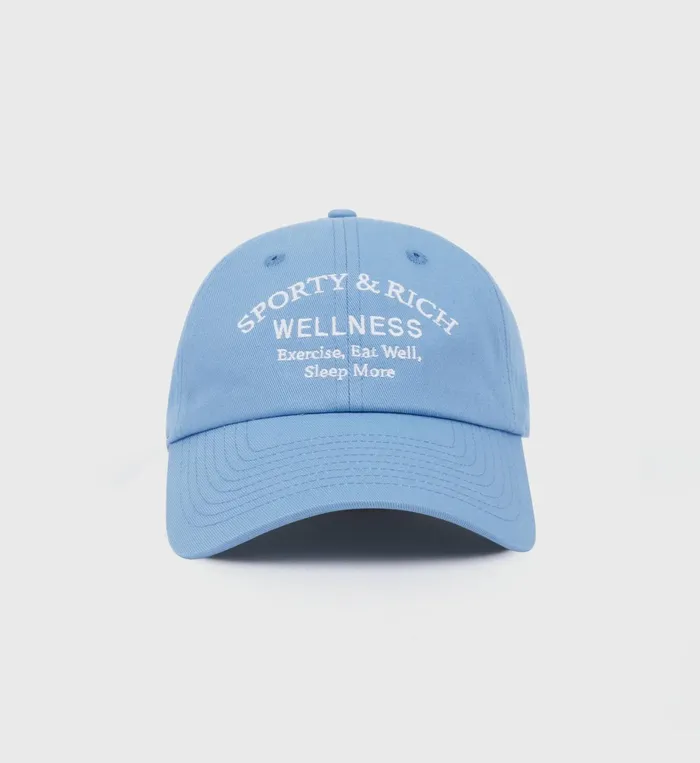 Sporty and Rich Hats Women Wellness Studio Hat 8211 Sky BlueWhite