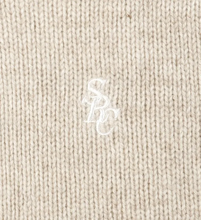 Sporty and Rich Knitwear Women SRC Wool Turtleneck 8211 CreamWhite