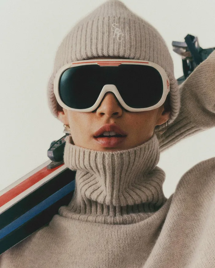 Sporty and Rich Knitwear Women SRC Wool Turtleneck 8211 CreamWhite