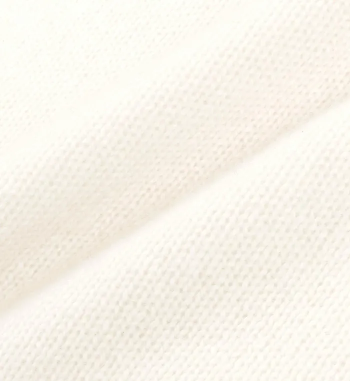 Sporty and Rich Knitwear Women Vendome Script Cashmere Crewneck 8211 CreamNavy