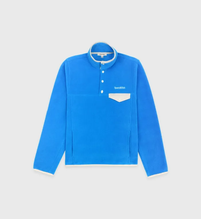 Sporty and Rich Polar Fleece And Sherpa Women Buttoned Polar Sweatshirt 8211 OceanCream Sporty and Rich Polar Fleece And Sherpa Women Buttoned Polar Sweatshirt 8211 OceanCream