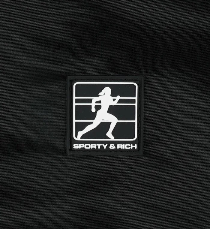 Sporty and Rich Shorts Women Running Woman Nylon Short 8211 BlackWhite