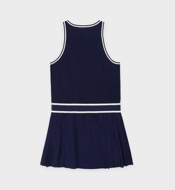 Sporty and Rich Skirts and Dresses Women SRC Phoebe Dress 8211 NavyWhite