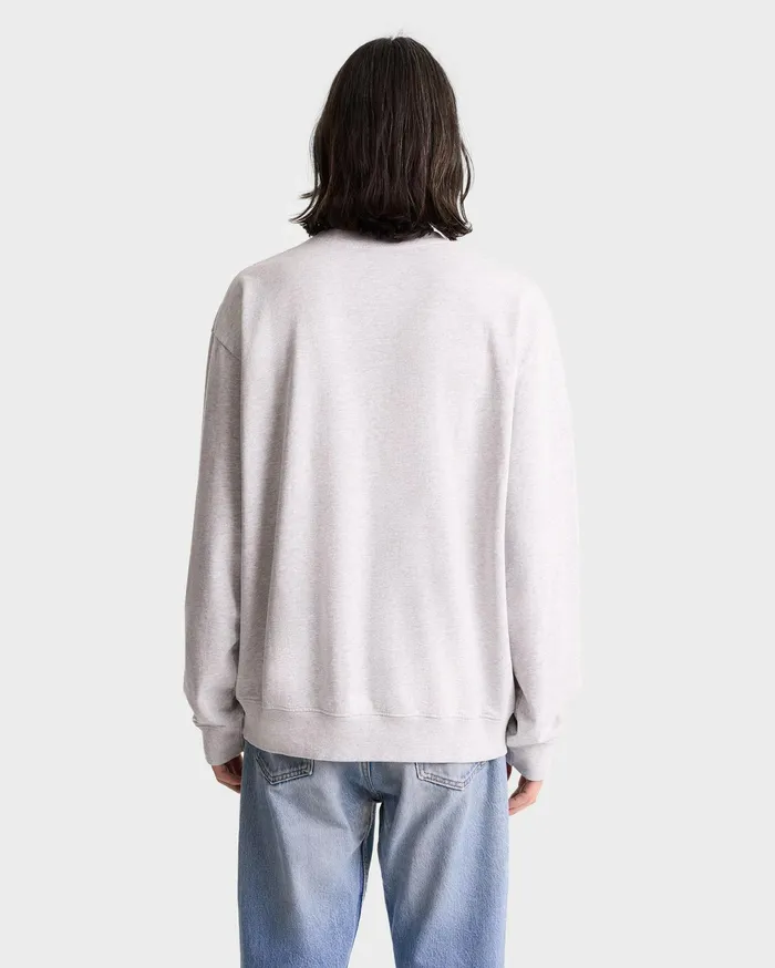 Sporty and Rich Sweatshirts Women California Crewneck 8211 Heather GrayGold