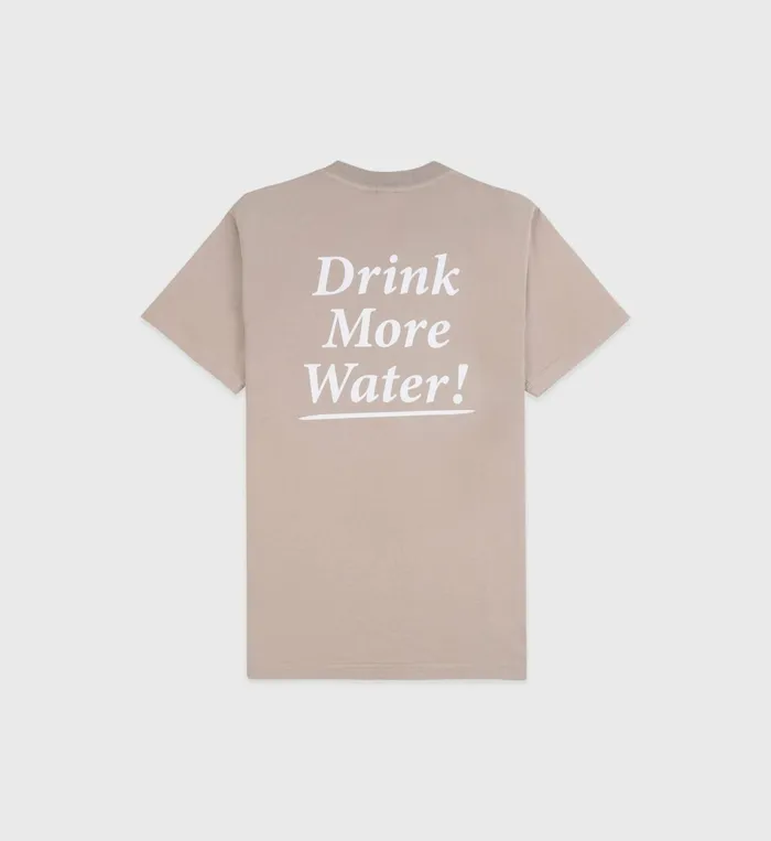 Sporty and Rich TShirts and Tops Women Drink More Water TShirt 8211 ElephantWhite