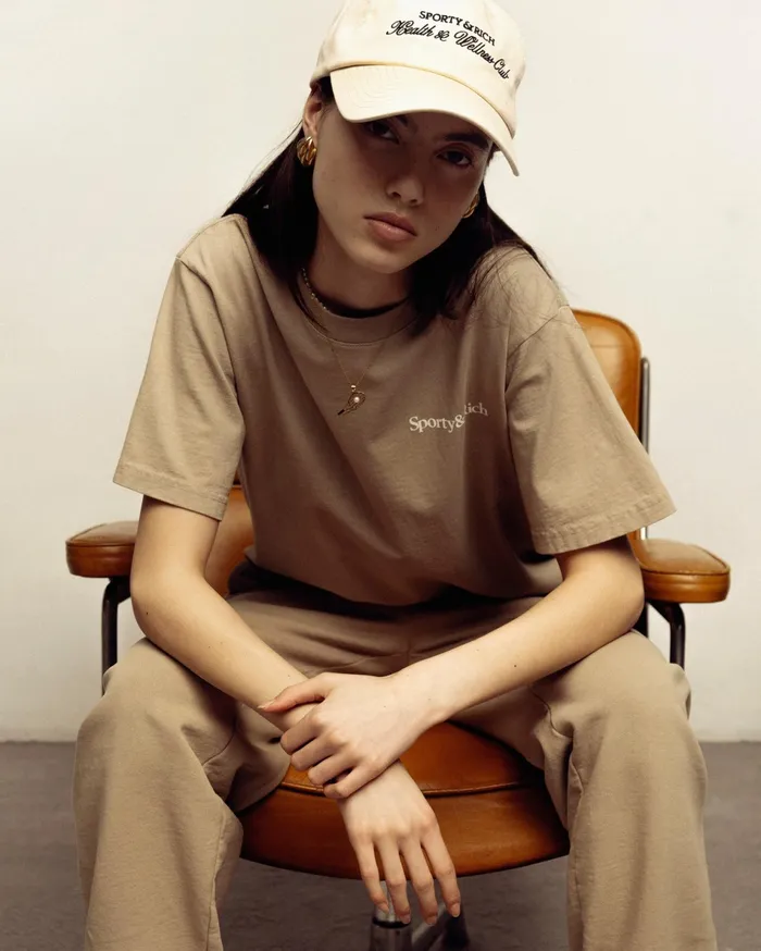 Sporty and Rich TShirts and Tops Women Drink More Water TShirt 8211 ElephantWhite