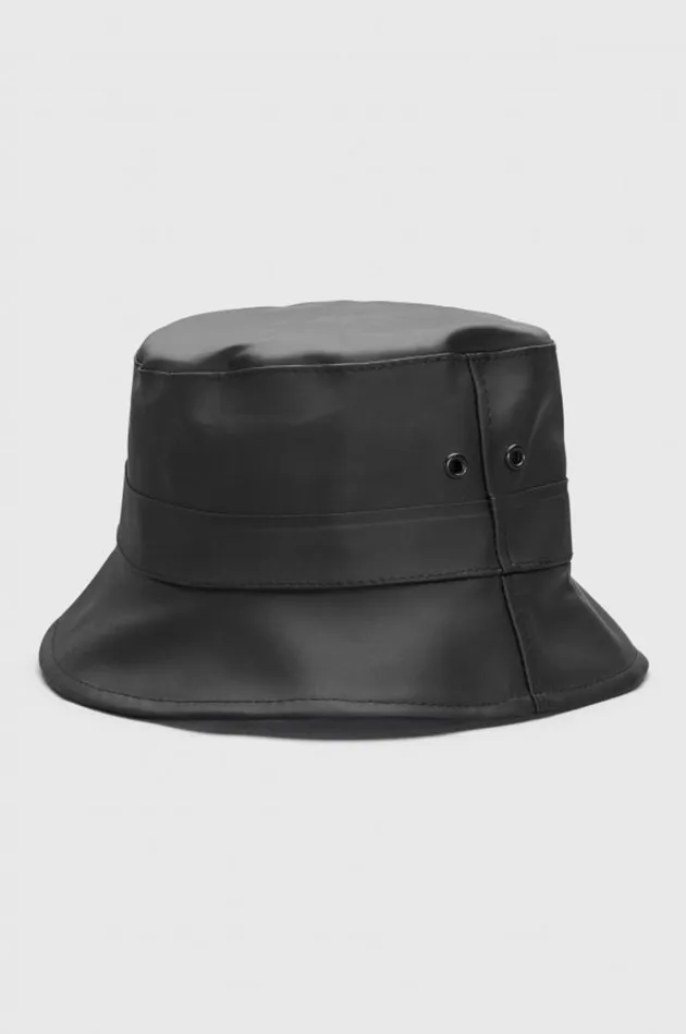 Stutterheim Beckholmen Bucket Hat Black Women Bucket Hats