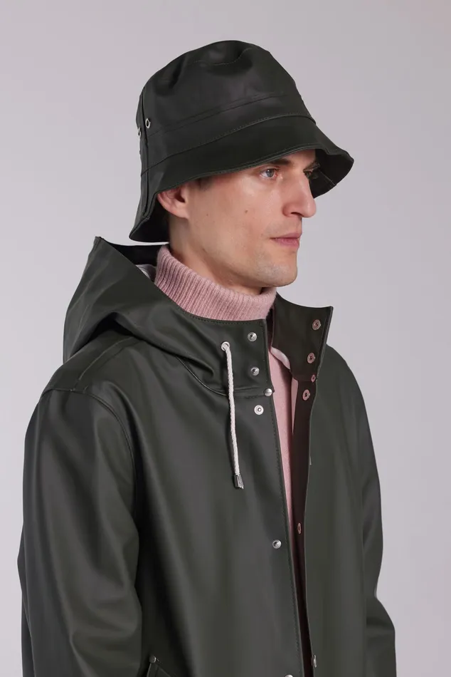 Stutterheim Beckholmen Bucket Hat Green Women Bucket Hats