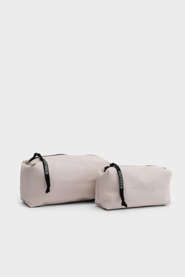 Stutterheim Container Small Wash Bag Light Sand Women Wash Bags