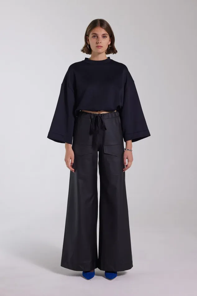 Stutterheim Jarla Trousers Black Women Bottoms