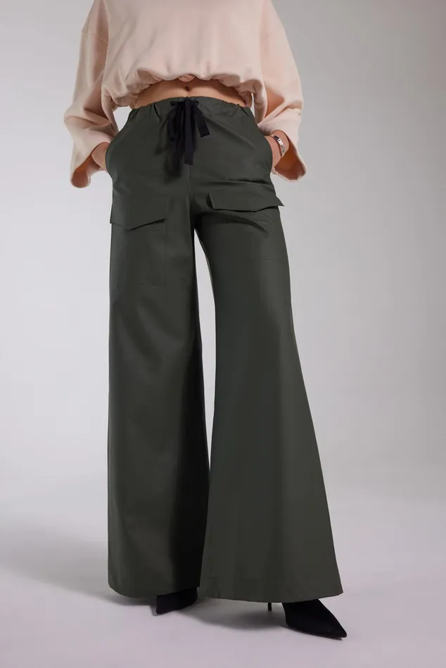Stutterheim Jarla Trousers Dark Green Women Bottoms