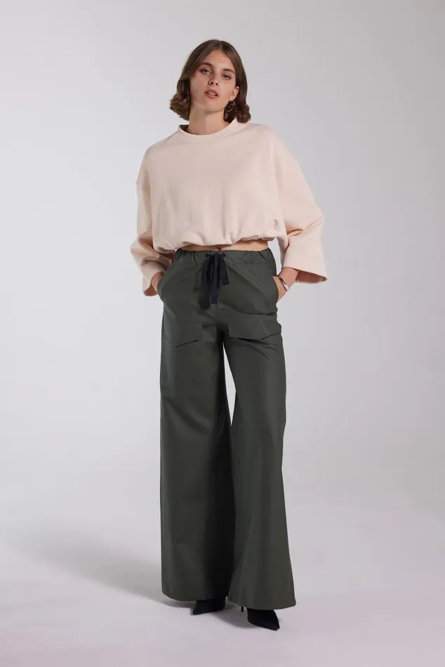 Stutterheim Jarla Trousers Dark Green Women Bottoms
