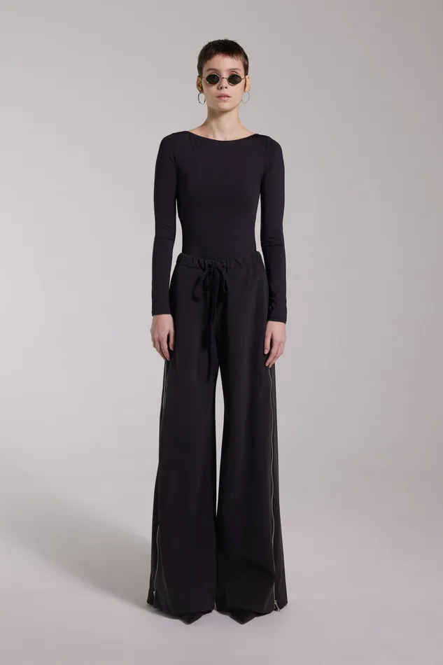 Stutterheim Karla Trousers Black Women Bottoms