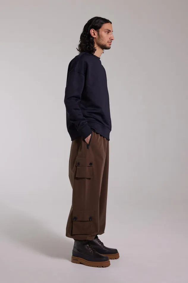 Stutterheim Kvala Matte Trousers Dark Brown Men Trousers