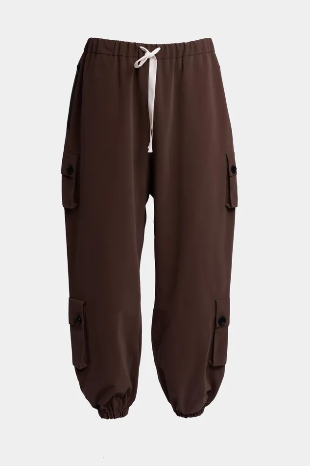 Stutterheim Kvala Matte Trousers Dark Brown Men Trousers