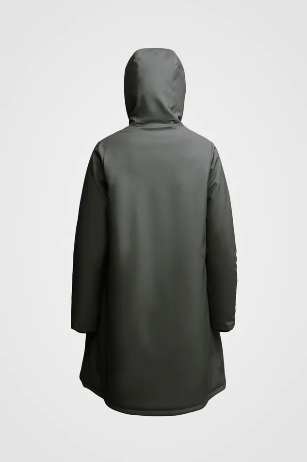 Stutterheim Mosebacke Winter Jacket Green Women Winter Coats