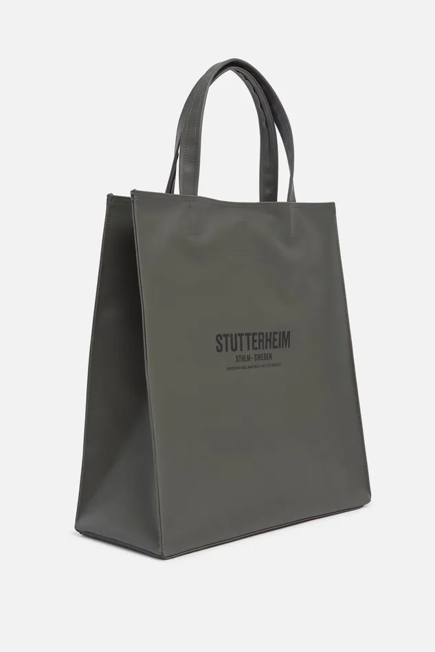 Stutterheim Stylist Bag Green Women Tote Bags