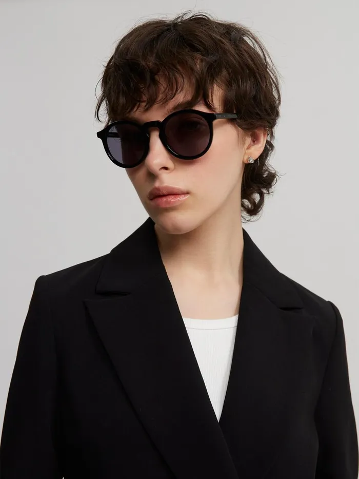 Sunglasses WomenMen Holzweiler Frej Frame Black